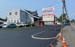 commercial lot paving and striping